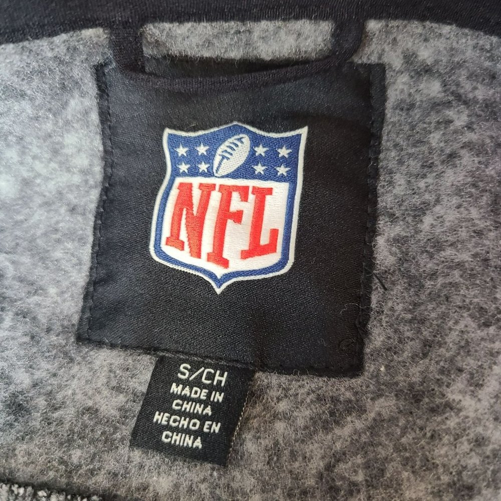 GIII Apparel AZ Cardinals Full Zip Womens SM Black Heather Gray Knit Zip Pockets - Picture 8 of 10